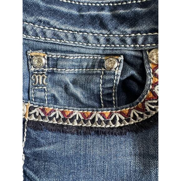 Miss Me Blue Boot Cut Jeans - Picture 4 of 11